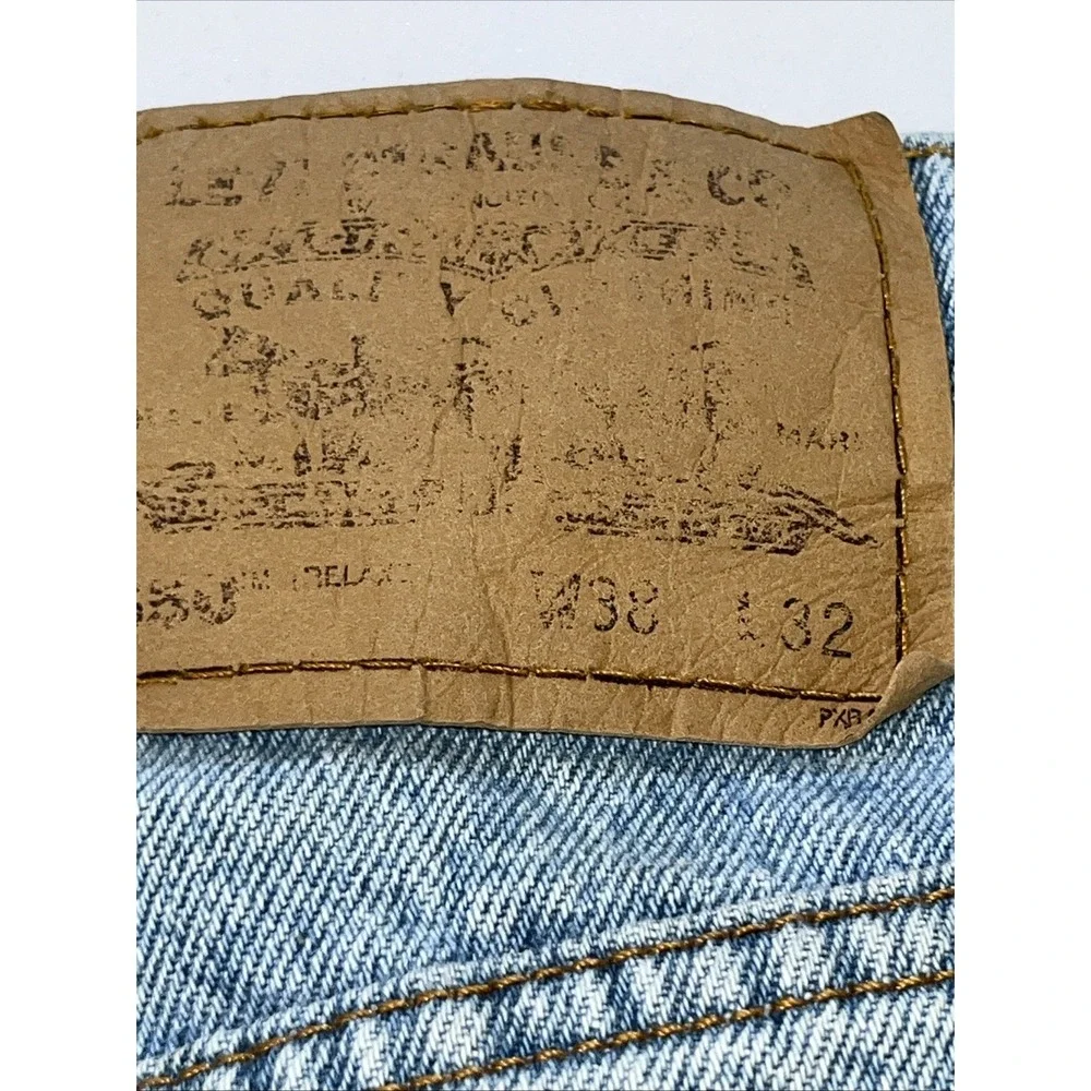 Vintage Levis 550 Jeans Orange Tab‎ Mens 38x32 Relaxed Fit Straight Leg Retro